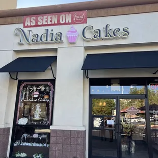 the front of the store