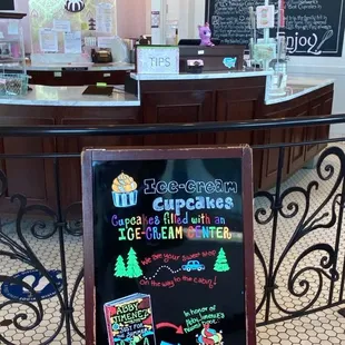 Cute Sign including the book