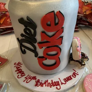 Diet Coke can cake