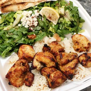 Chicken Kabob Plate