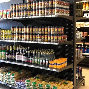 a variety of beverages