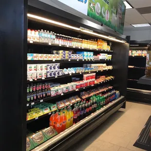the fresh dairy section