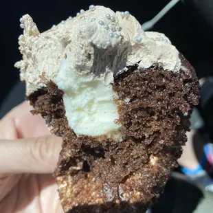 Cream cheese filed cupcake-wow
