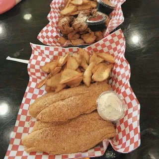 Chicken Tenders & Shrimp