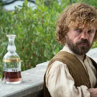 &quot;I&apos;m the God of Tits and Wine&quot; Tyrion of Game of Thrones shops at Nady&apos;s Liquor