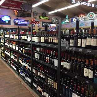 The wine selection is amazing