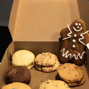 a box of cookies