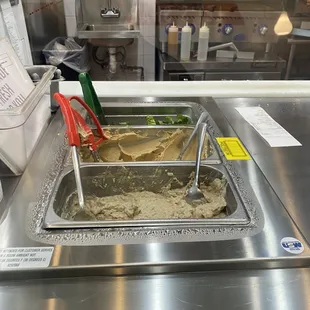 Hummus and baba ghanoush