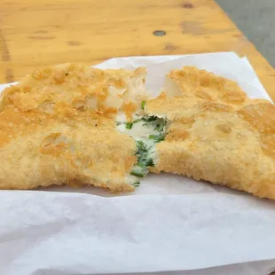 Cheese &amp; Dill Chebureki