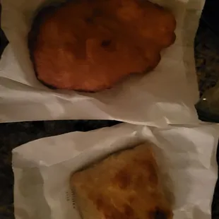 Potato and beef.  Yummy