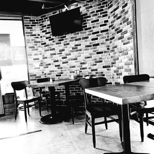 Small Tables inside Naga Cafe
