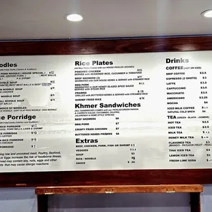Naga Cafe Menu