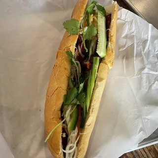 Beef Skewers Sandwich