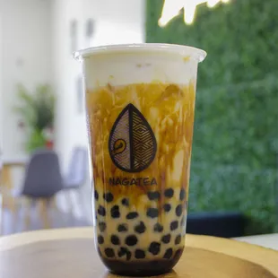 Brown Sugar Milk Tea with Boba