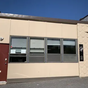 the outside of the building