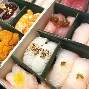sushi and sashimi, food