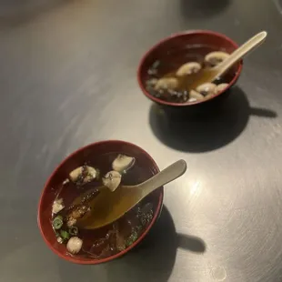 Delicious clear soup!
