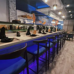 the interior of the restaurant