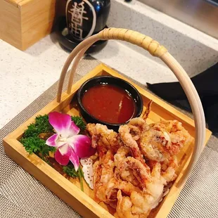 Ika Karaage (deep fried squid)