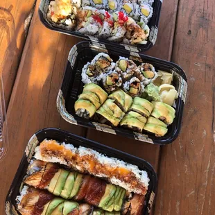 Sushi spread!