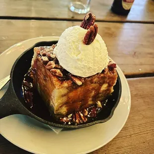 Decadent bread pudding!