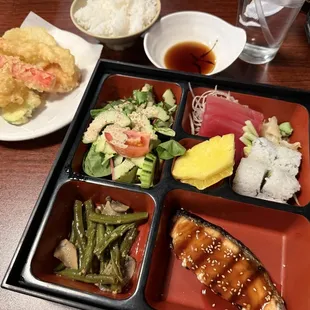 Salmon Teriyaki Bento