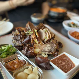 a plate of food