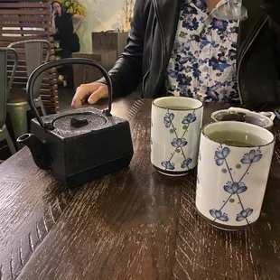 Hot tea with pot