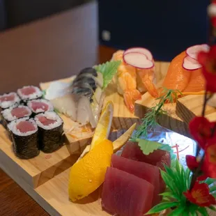 sushi and sashimi, food, sushi, sashimi