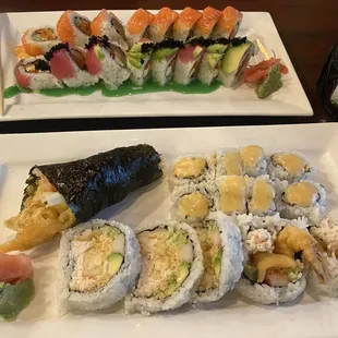 sushi and sashimi, food, sushi, sashimi