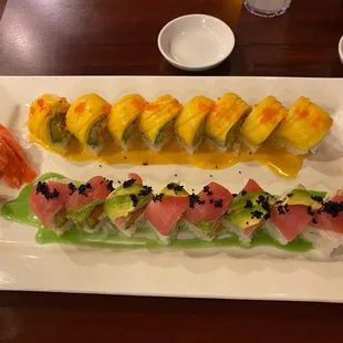 sushi and sashimi