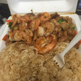 Shrimp &amp; Chicken Hibachi (H3)