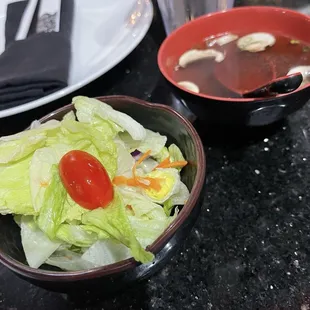 Starters with hibachi