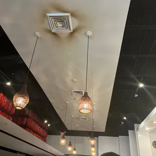 Air vents with grime.  Filters needed or need to be changed.