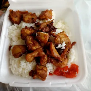 Mochiko Chicken Plate