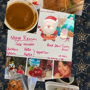 Beef Beef Stew Curry Rice, chicken katsu, spam Katsu, cold noodle