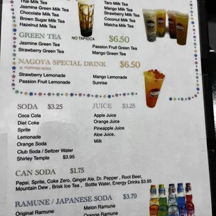 Boba tea Drinks