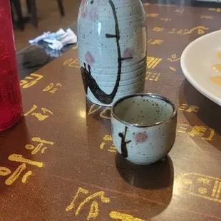 Warm sake