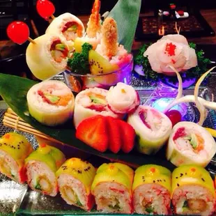 food, sushi and sashimi