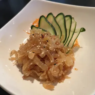 Had to try the Jelly Fish Salad out of curiosity and it was amazing !!!