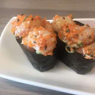 Spicy Scallop Nigiri Sushi