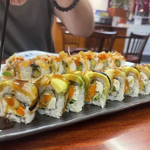 Spicy green dragon  so good