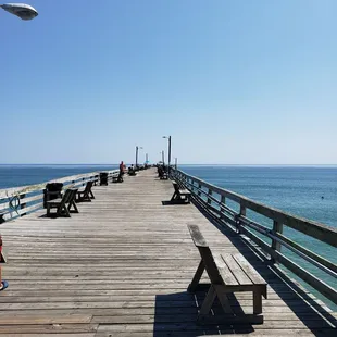 A shot of the pier
