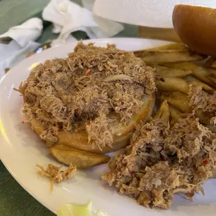 Pull pork? Dry and tasted old