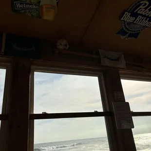 Ocean view from our table
