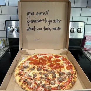 Pepperoni and Sausage  Box Quote