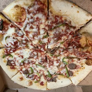 Sausage Parmigiana Pizza