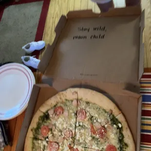 Chicken Pesto Pizzas