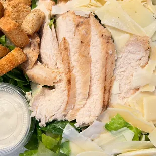 Chicken Caesar salad