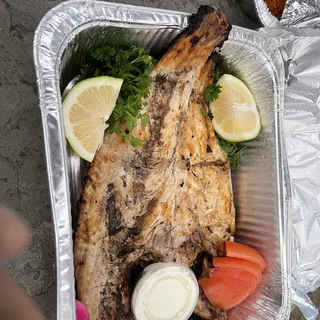 23. Red Snapper Whole Round Grilled Fish